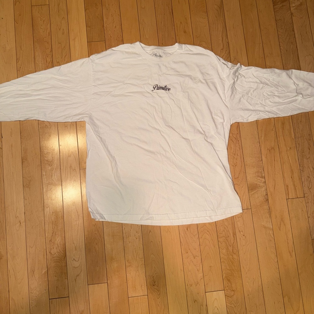 Primitive White Long Sleeve Tee Casual Style BRAND NEW NO TAGS